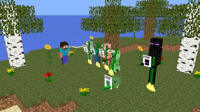 Monster School: Flying Broom - Minecraft Animation смотреть онлайн