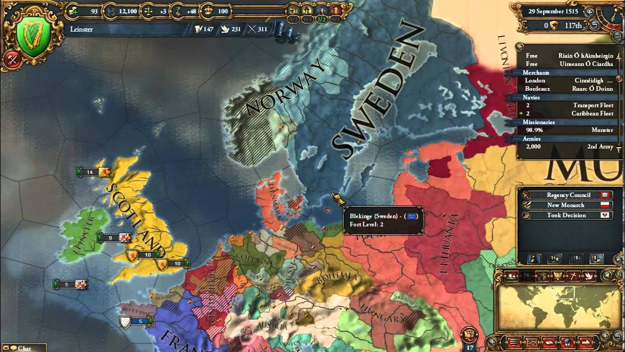 teal. Europa Universalis IV #3. goodgame.ru. Leinster-Scotland-Poland-Norway-Burgundy смотреть онлайн