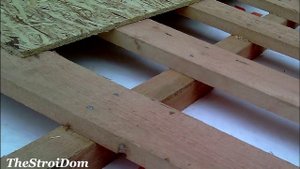 █ Монтаж КРЫШИ, стропильной системы для мягкой кровли. Этапы.