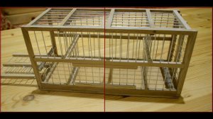 Небольшой западок для ловли певчих птиц. Small trap for birds.