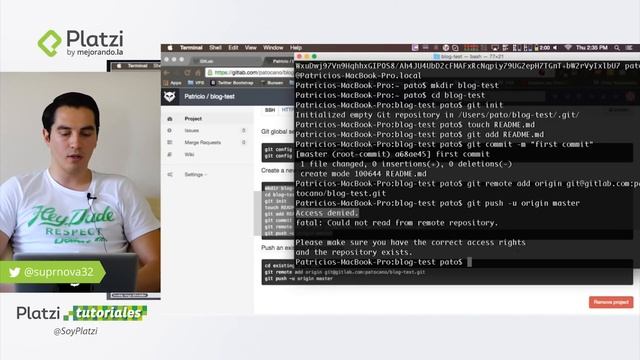 ¿Cómo se usa Gitlab? El GitHub libre | Platzi Tutoriales смотреть онлайн