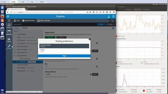 WebSphere Liberty autoscale in Docker смотреть онлайн