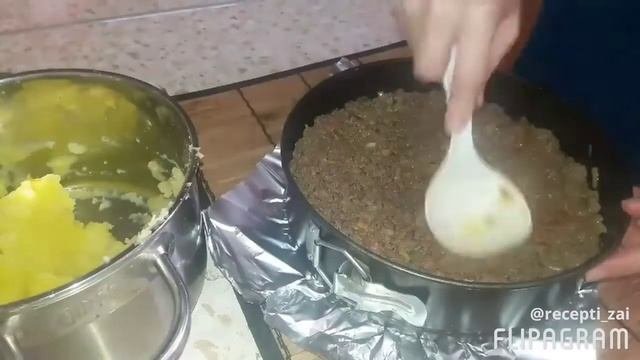 Запеканка с фаршем