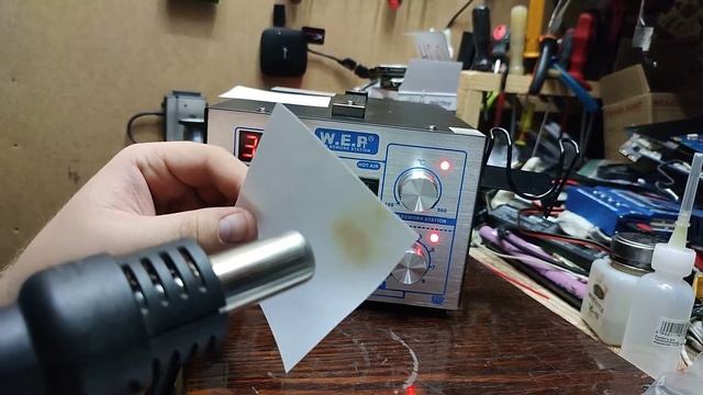 Паяльная станция WEP 852D+ обзор, сборка, тестирование смотреть онлайн