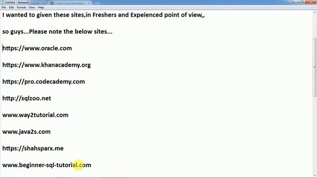 What are Best Sites to learn Oracle SQL/PlSQL? смотреть онлайн