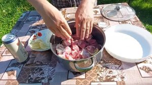 Шашлык на пиве. Мой любимый рецепт.