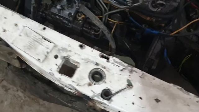 Разборка двигателя 1,6 дизель Опель Кадет Е 1986 года.