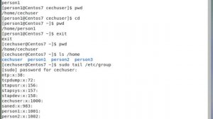 Create groups and add users into groups in CentOS Linux