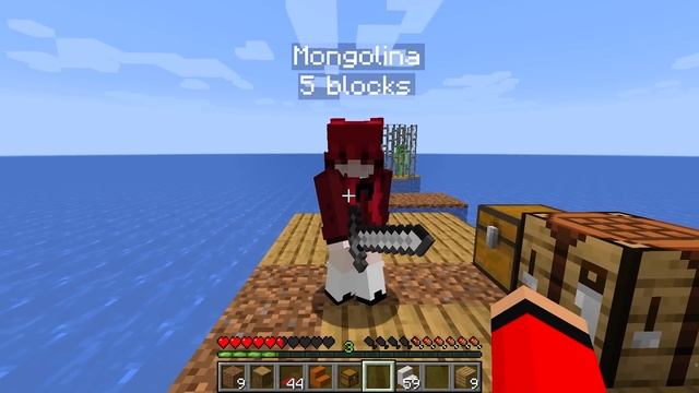 Stuck On ONE WATER BLOCK With CRAZY FAN GIRL!