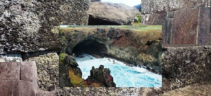 Тайны острова Пасхи, мегалитическая стена Аху Винапу.