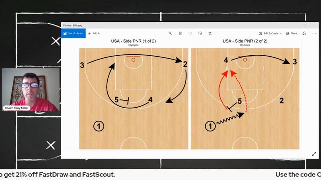 Team USA - Horns Side PNR | FastDraw Chalk Talk with Tony Miller смотреть онлайн