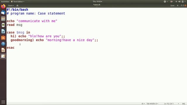 Switch-Case Control Statements in shell programming смотреть онлайн