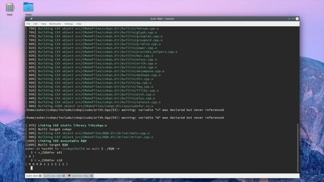 BQN + CUDA смотреть онлайн