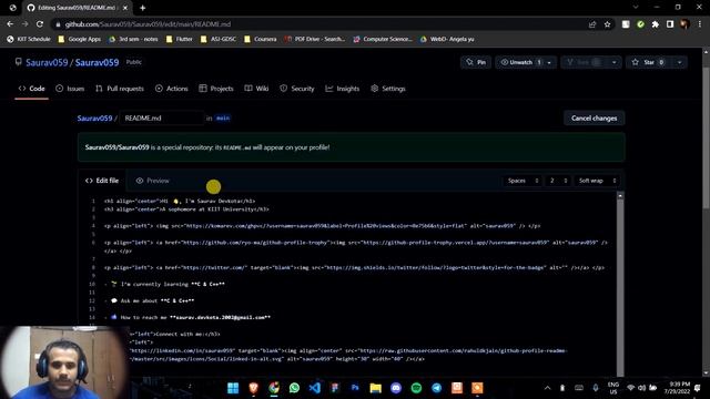 Next Level Github Readme Profile Tutorial | Must have for developers | Improve Your Github profiles