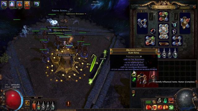 POE 3.9 Atlas boss - Al Hezmin, The Hunter смотреть онлайн