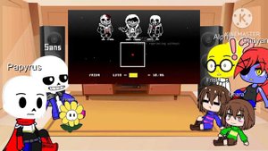 Undertale reacts | Murder time trio hard mode