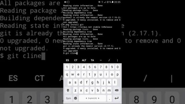 ReconDog в Termux. смотреть онлайн
