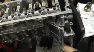 УСТАНОВКА КОЛЕНЧАТОГО ВАЛА N52 В ДВИГАТЕЛЬ N55