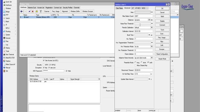 Базовая настройка точки доступа Mikrotik BaseBox 2