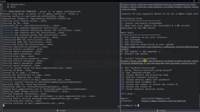 Carbonio CE Installation Steps on Ubuntu | Open Source | Data Security | Data Ownership | Zextras смотреть онлайн