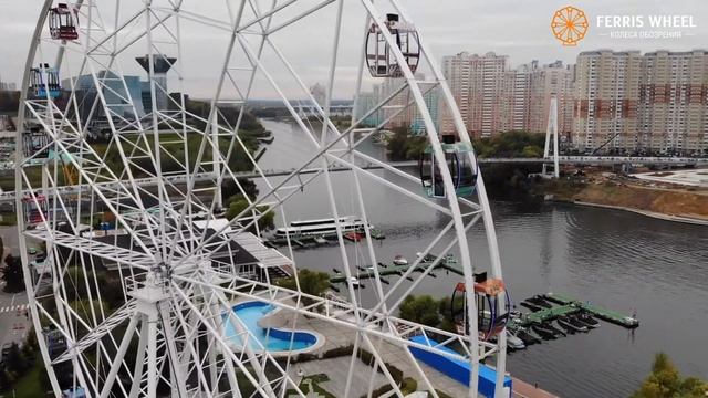 Колесо обозрения 55 метров (Мякинино) смотреть онлайн