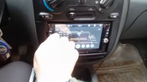 Китайская магнитола в ланос