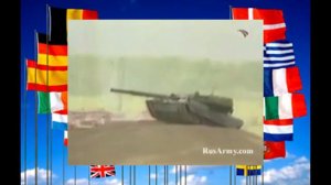 Летающий танк Т-80У против Т-90.