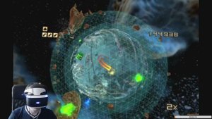 Super Stardust Ultra VR PS4 геймплей