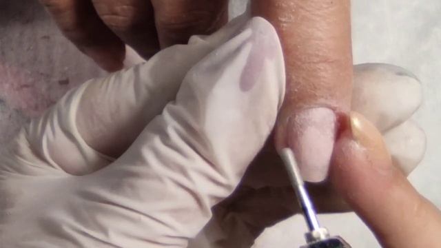 KurtukovaNails Онихолизис (застарелый), маникюр, текстуры, термолак.