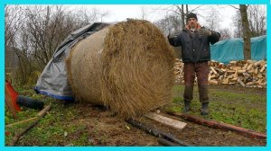Новости "про воду": и радостные и не очень! Сено и ноябрьские деревенские будни!