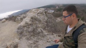 Скала Красный камень в Гурзуфе (Краснокаменка).