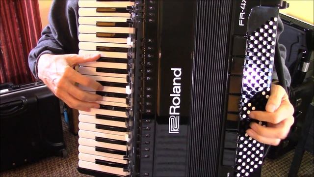 ~Roland 4x accordion, Happy Time Polka, FREE sheet music, Dale Mathis смотреть онлайн