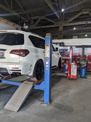 Замена масла в акпп Infinity Qx80 Jatco jr711e