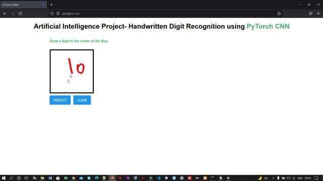 Artificial Intelligence Project Handwritten Digits Recognition