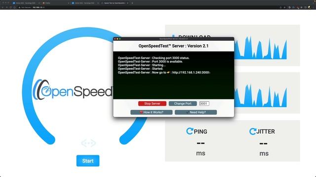 SpeedTest From And To Your Synology NAS