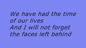Tyrone Wells   Time of our lives lyrics