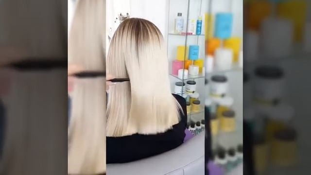 Кератиновое выпрямление - преображение моих осветленных волос смотреть онлайн