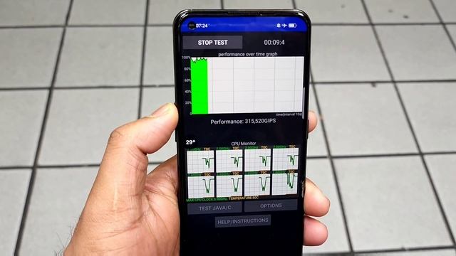 Realme X7 Max CPU  throttling Test After Andriod 13 Update #realmex7max