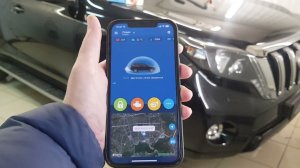 Toyota Land Cruiser Prado - установили StarLine S66 v2 - управление с телефона и с меток