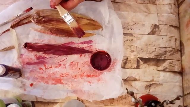 Украшение вербы природными материалами/поделки/переделки/вербноевоскресение/