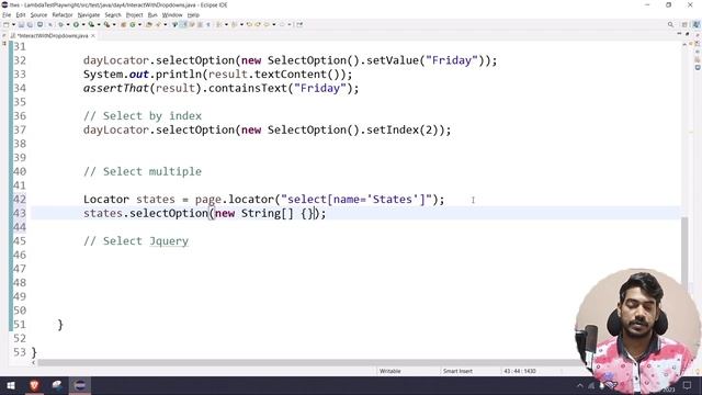 Playwright Java Tutorial ? | How To Handle Dropdowns | Part IV | LambdaTest