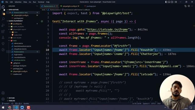 How To Handle Frames And Windows | Playwright With TypeScript Tutorial ?| Part VI | LambdaTest