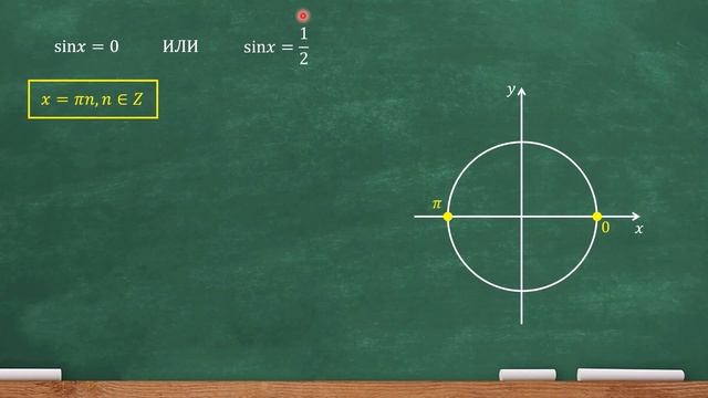Профильный ЕГЭ по математике, задача 13 из демонстрационного варианта (тригонометрическое уравнение смотреть онлайн