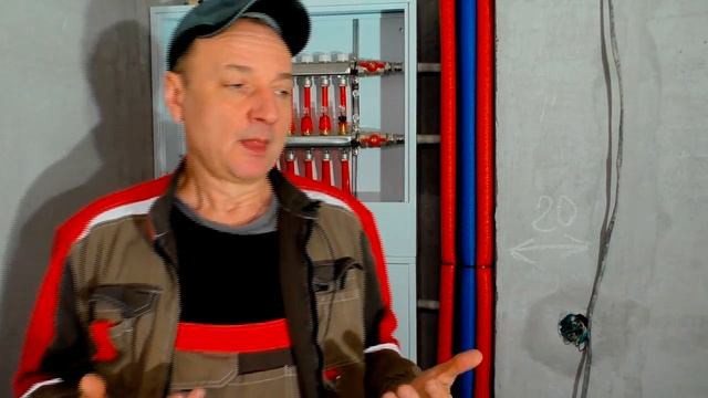 Петля тёплого пола длиной под 100 метров. смотреть онлайн