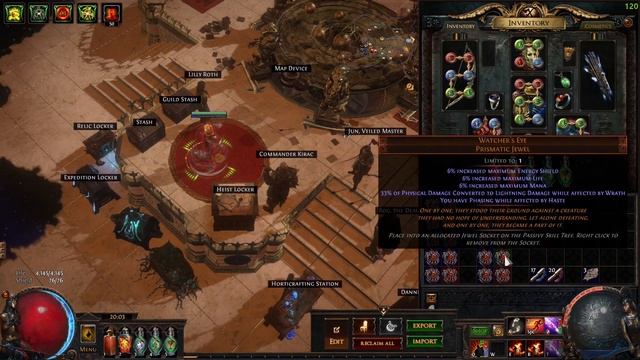 [PoE 3.22] Comparing 10 ilvl 85 vs 10 ilvl 87 Watcher's Eyes | A fun gambling experiment | Big Hits смотреть онлайн