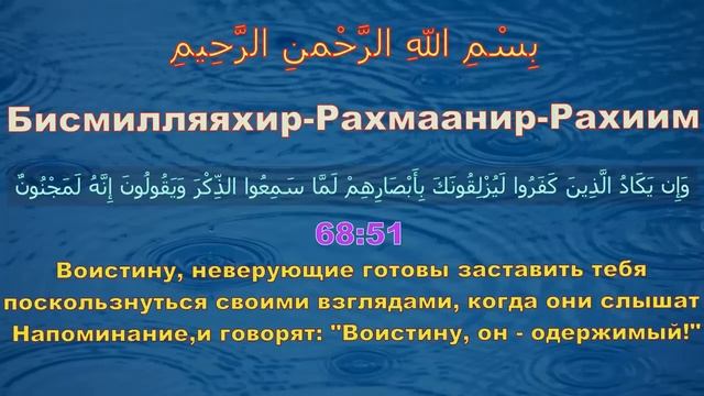 Самый сильный аят из Корана, от сглаза и порчи, зависти и колдунов. Днём и ночью