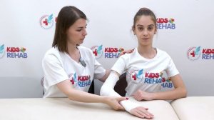 8. Стабилизация лопатки. Отведение плеча на 90 градусов.