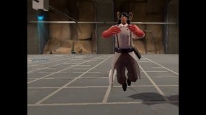 TF2 Manrobics Taunt: Original Source/Team Fortress 2 Comparison