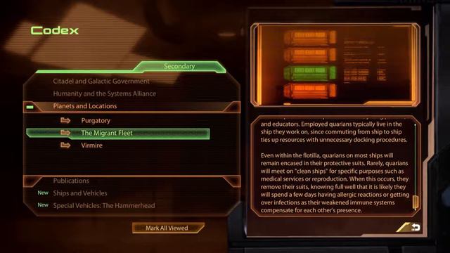 Mass Effect 2 Secondary Codex смотреть онлайн