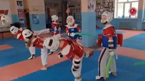Master Team Syzran. Taekwondo kyoruki training.